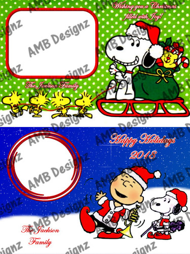 Snoopy Peanuts Christmas Photo Greeting Cards