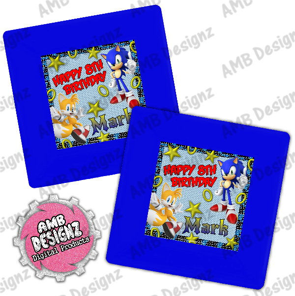 Sonic the Hedgehog Party Plates Party Supplies