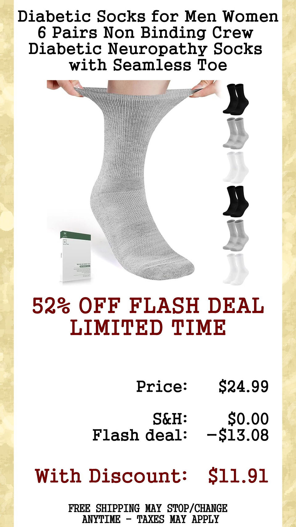 52% OFF FLASH SALE - LIMITED TIME 