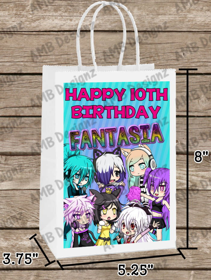 Thumbnail: Gacha Life Treat Bag Favor Bags - Gacha Life Party Supplies