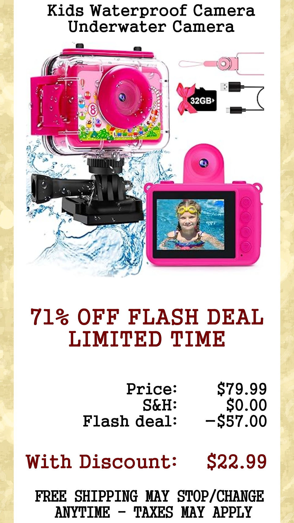 FLASH SALE - LIMITED TIME