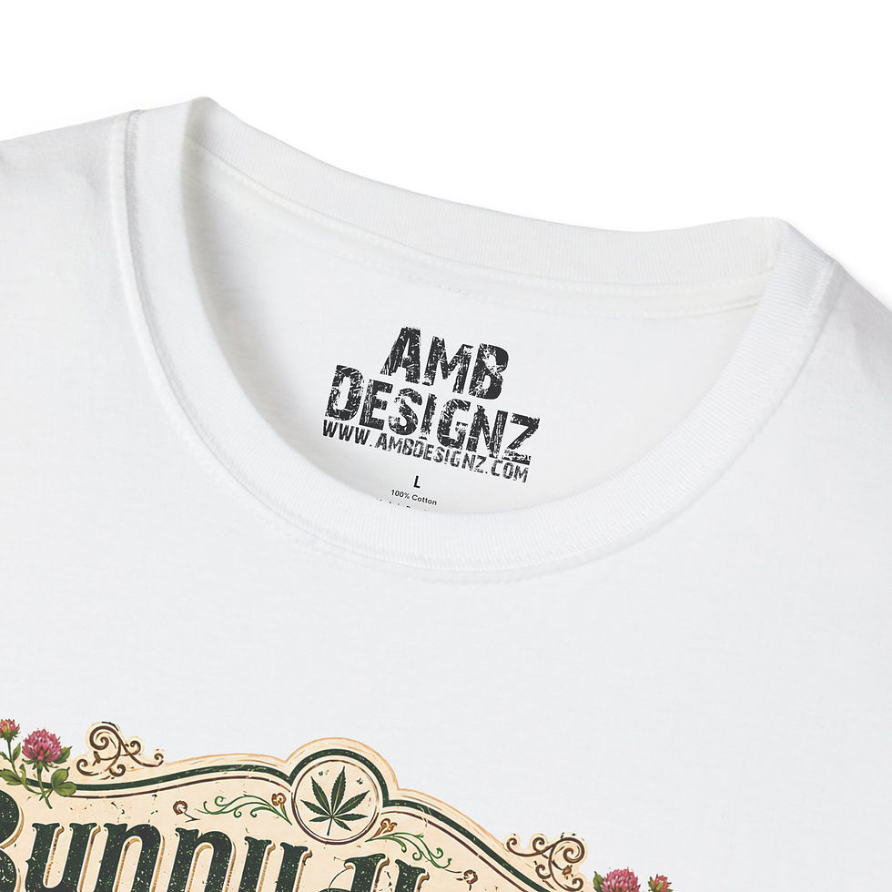 Thumbnail: Bunny Hollow Buds Weed Shirt: Rabbit Cannabis Garden Tee for Stoners