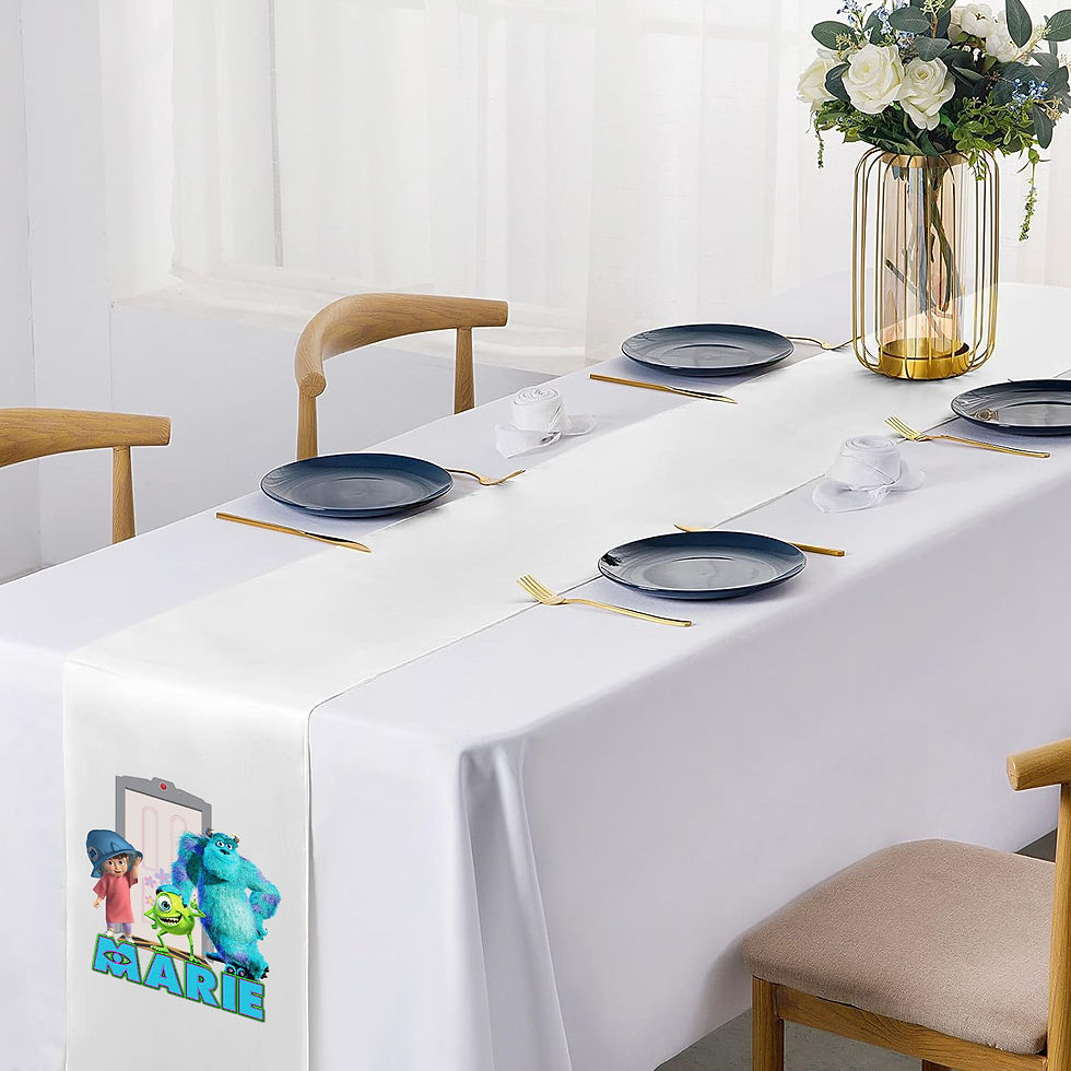 Thumbnail: Custom Themed Table Runner - Custom Party Supplies Tablecloth