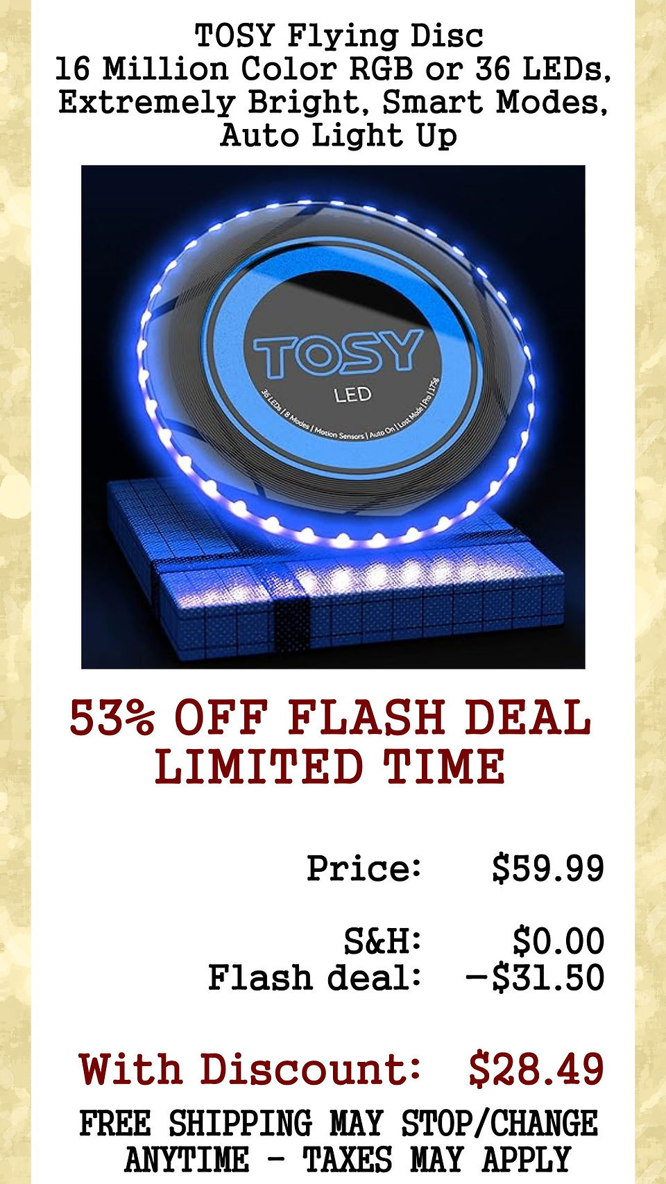 53% OFF EARLY BLACK FRIDAY DEAL