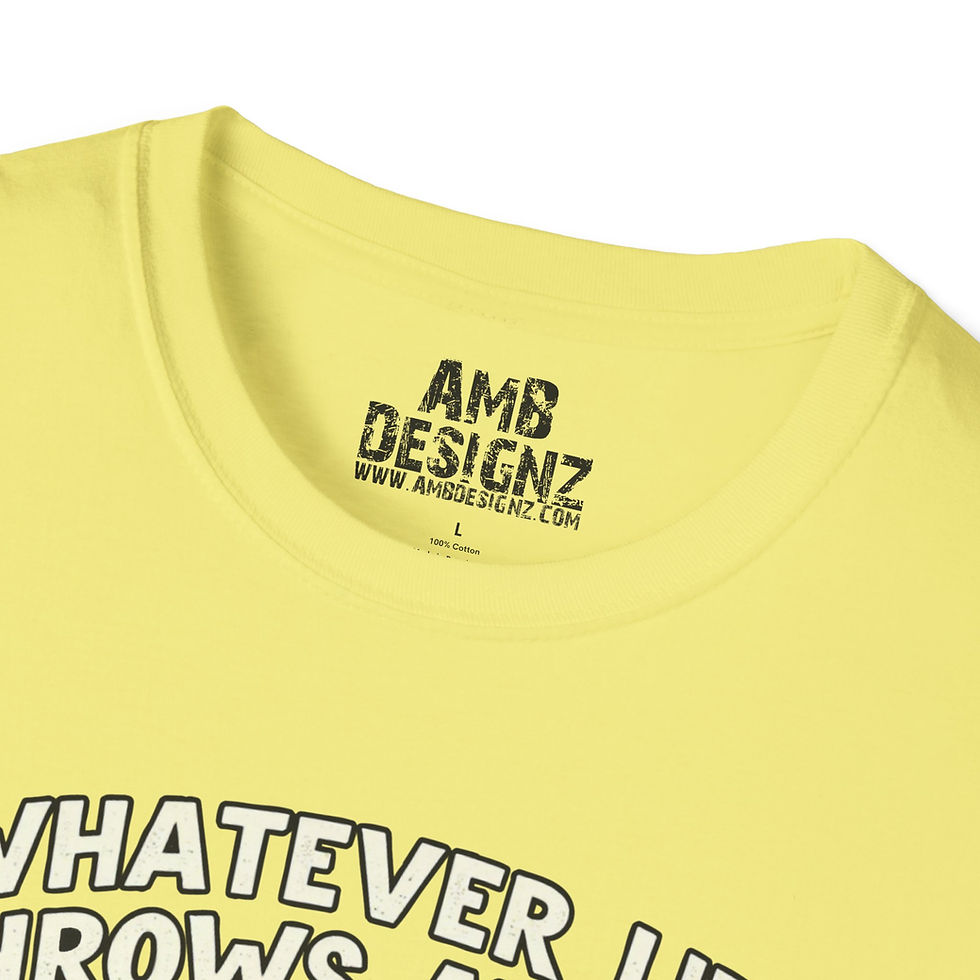 Thumbnail: Duck Graphic T-Shirt — "Whatever Life Throws at You, Duck" Funny Rubber Duck Tee