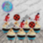 Miraculous Ladybug Cupcake Toppers - Miraculous Ladybug Party Supplies
