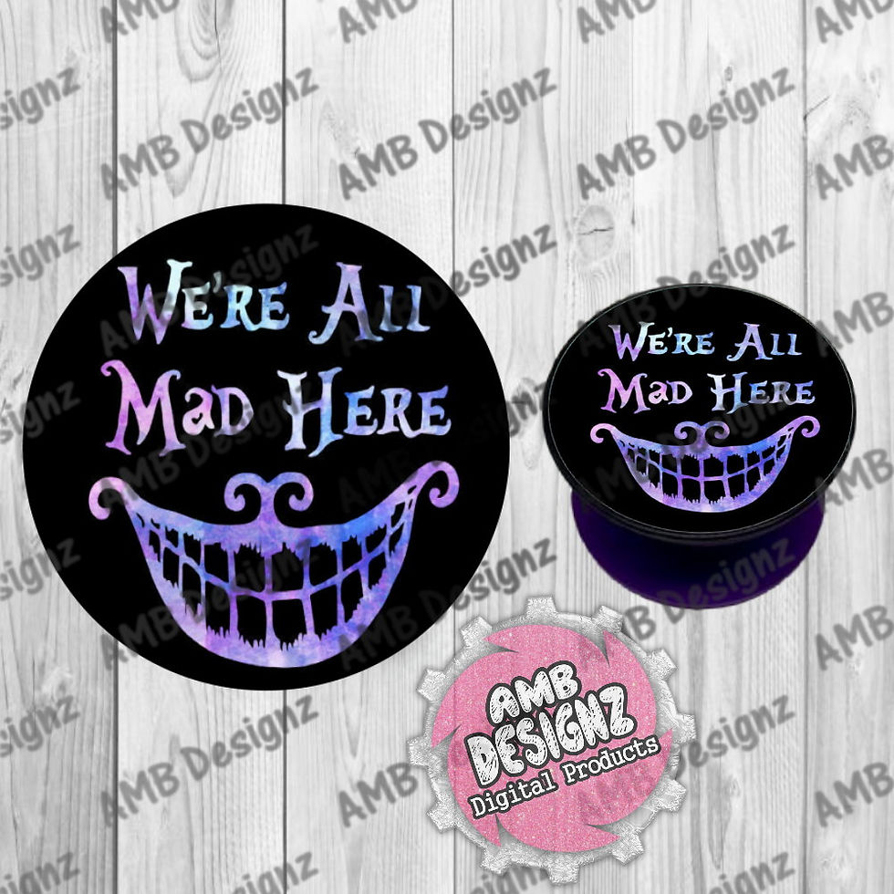 Cheshire Cat Phone Grip - Phone Grip Party Favor