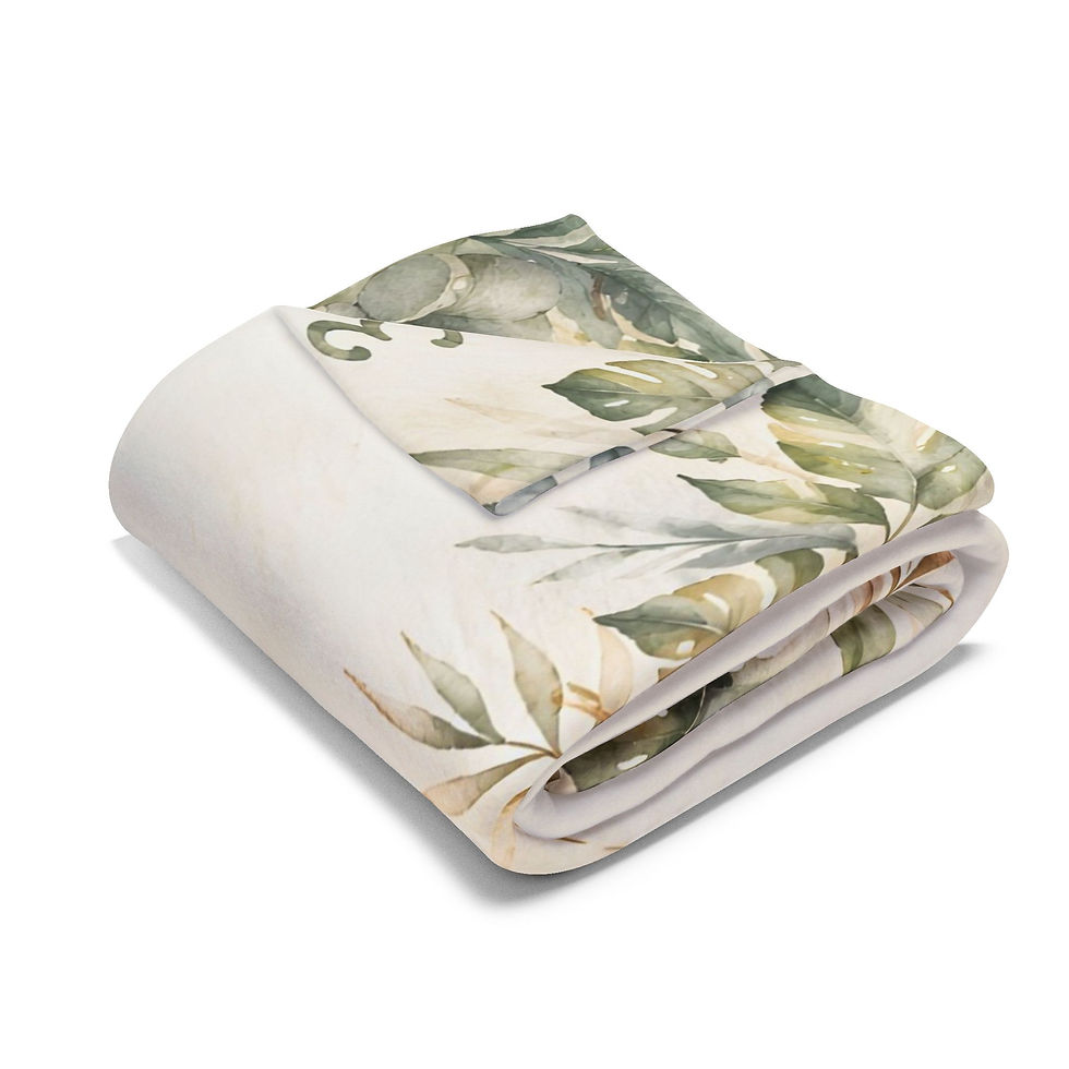Thumbnail: Baby Milestone Fleece Blanket - "Our Little Wild One is Growing Fast" Safari