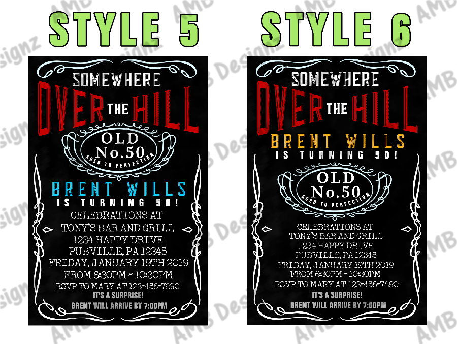 Thumbnail: Jack Daniels invitations - Jack Daniels Party Supplies