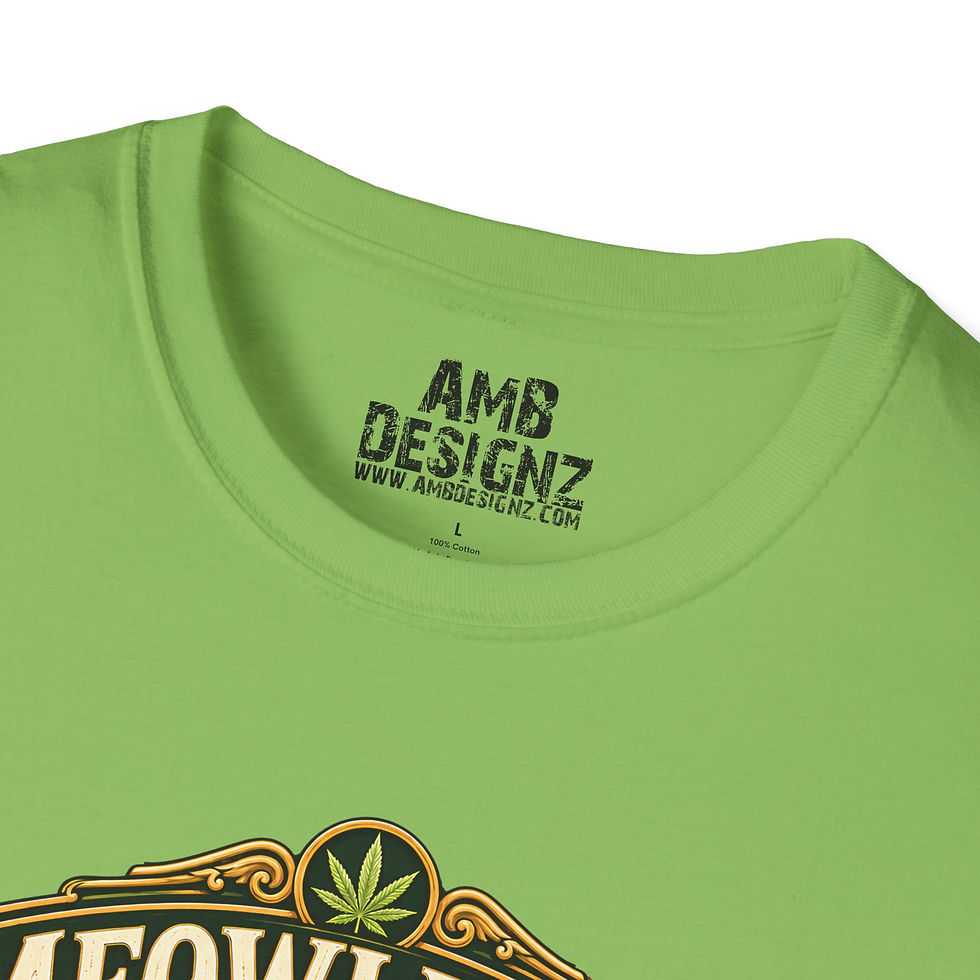 Thumbnail: Meowijuana Social Club Funny Cannabis Cat Shirt, Weed Humor Pet Graphic Tee