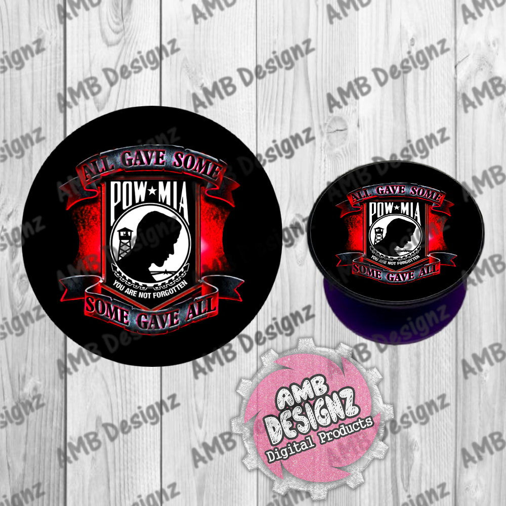 Military POW MIA Phone Grip - Phone Grip Party Favor