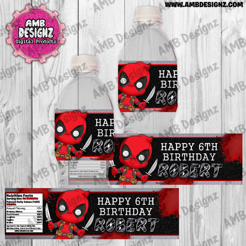 deadpool party supplies