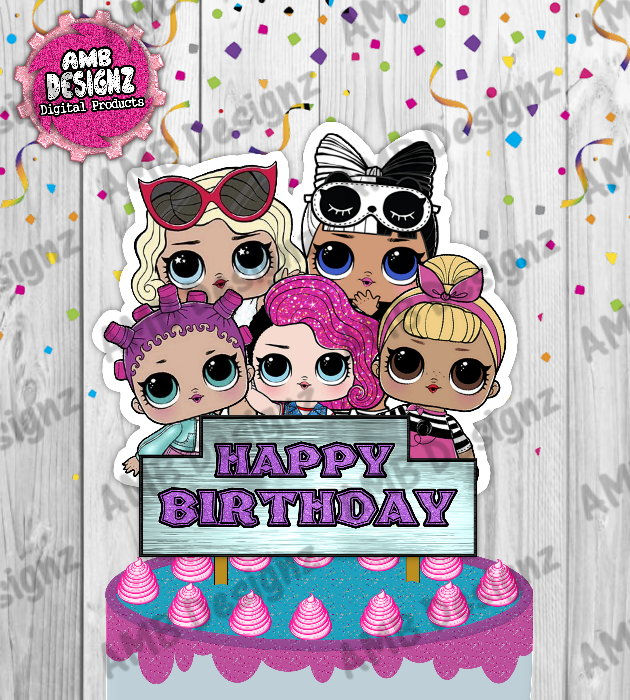 LOL Surprise Cake Topper Centerpiece