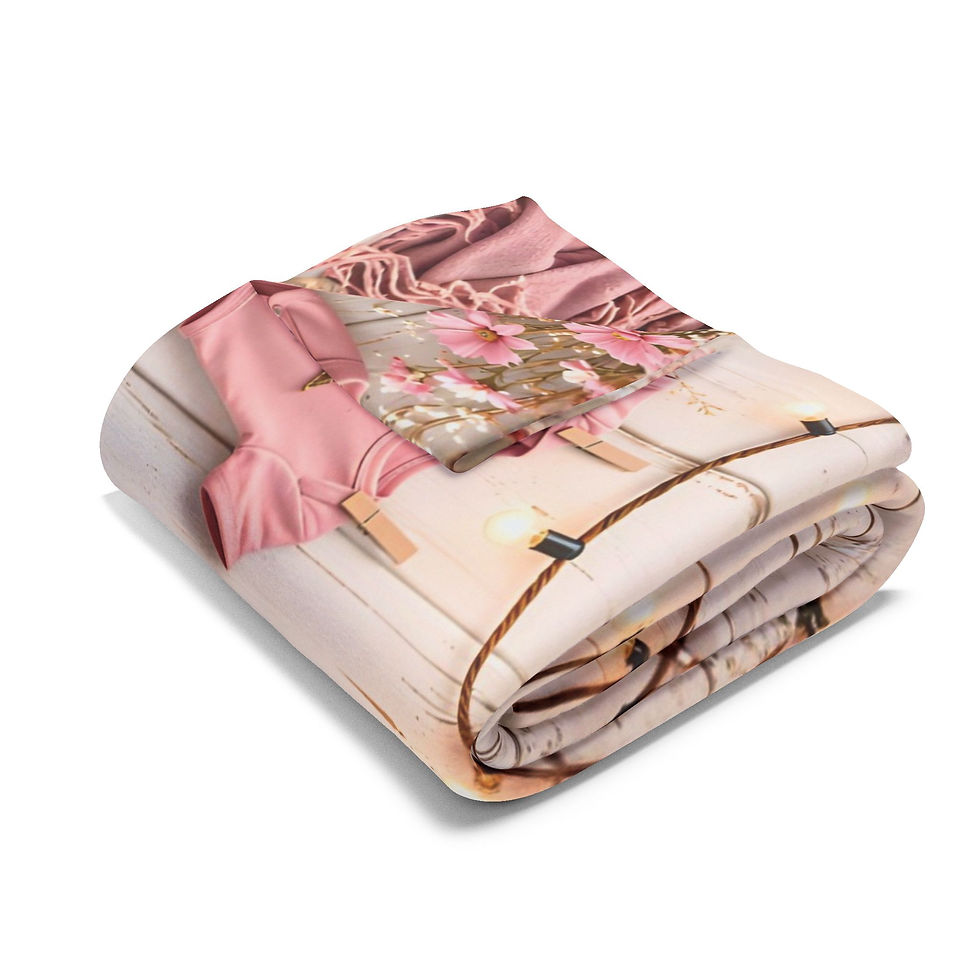 Thumbnail: Baby Milestone Fleece Blanket Our Little Cowgirl Is Growing Fast Rustic Western