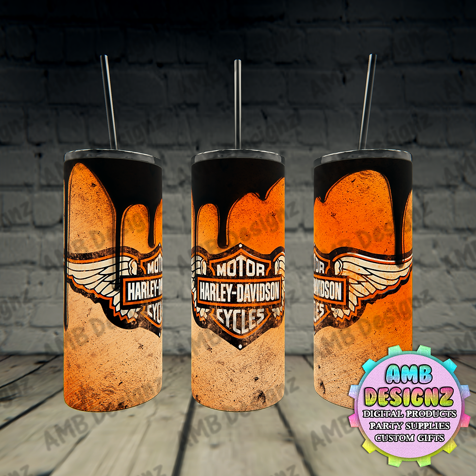 Harley-Davidson Themed 20oz Tumbler