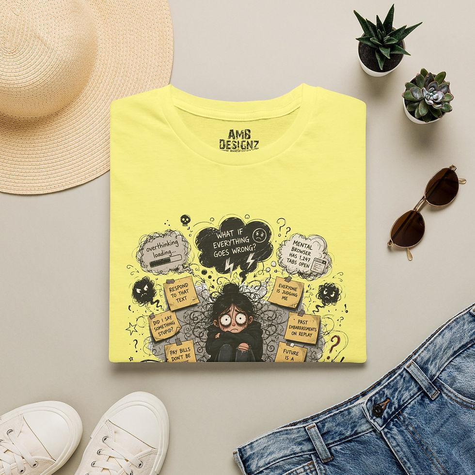 Thumbnail: You Matter To Your Anxiety Funny Mental Health Sarcastic Motivation Edgy Tee