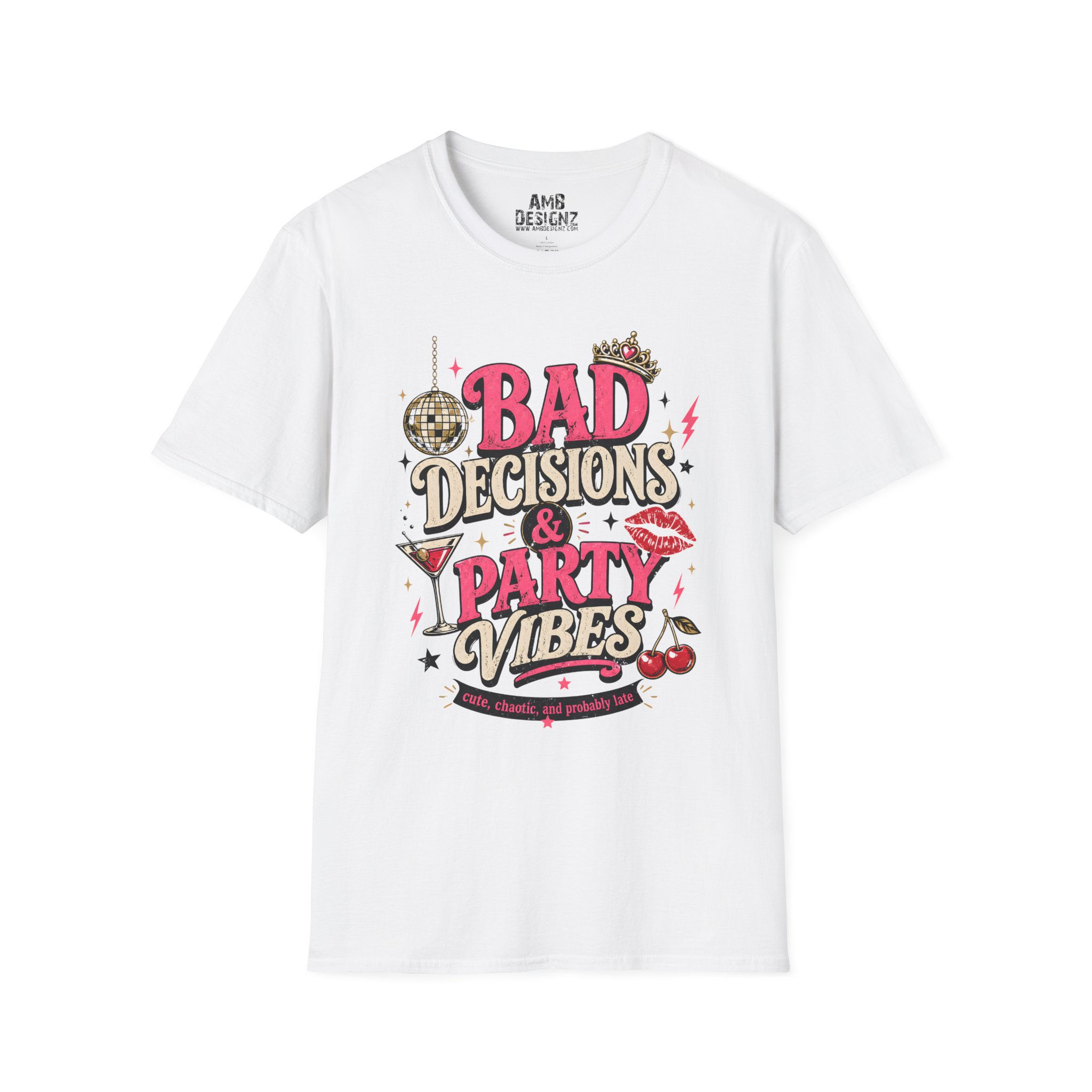 Bad Decisions & Party Vibes T-Shirt