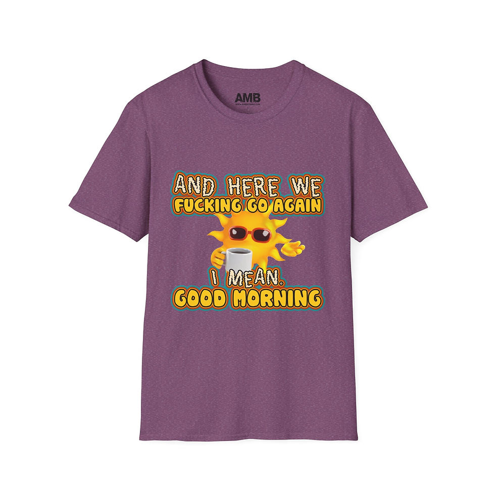 Thumbnail: Funny Morning Vibes T-Shirt, Good Morning Shirt, Humor Tee, Coffee Lovers