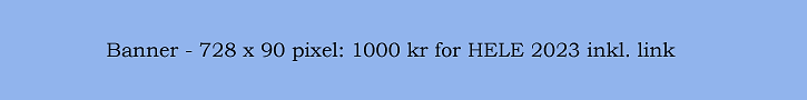Bannerannonce - Danske Onlinemagasiner - 728x90 - 2024