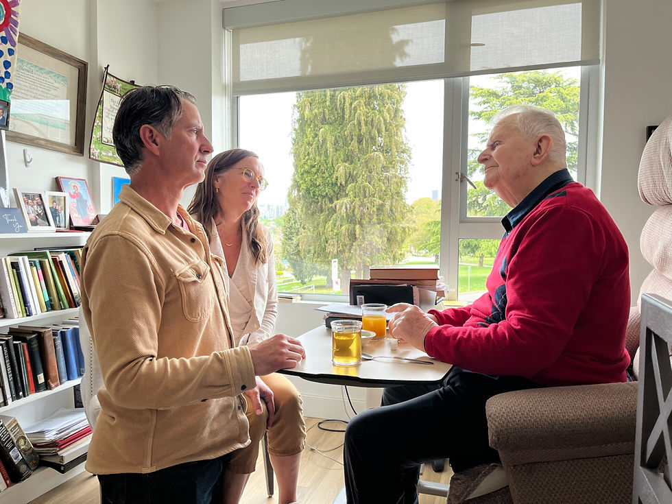Dad loves to anoint his guests in their ministry