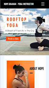 Deportes y Recreación plantillas web – Clases de yoga