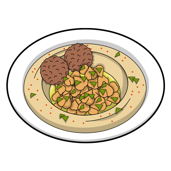 Arranged Food and Objects