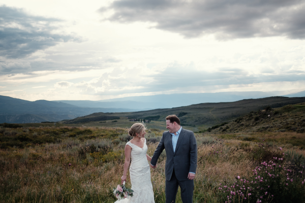 Allure Bridal Gown Mountain Wedding