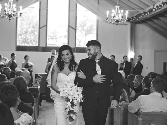 Real Mia Grace Bride: Wedding of Courtney and George