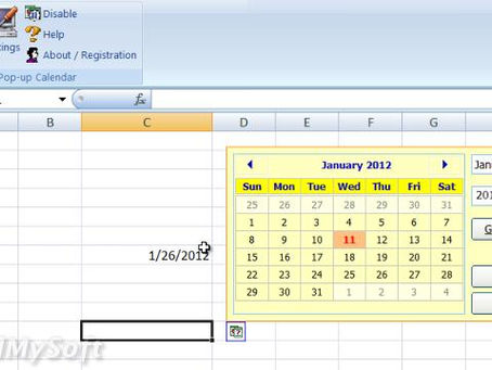 Pop-up Excel Calendar 1.7.7 21 Elouiza