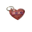 Thumbnail: Keychain - Resin, Heart Shaped Red Black Glitter Gold XOXO