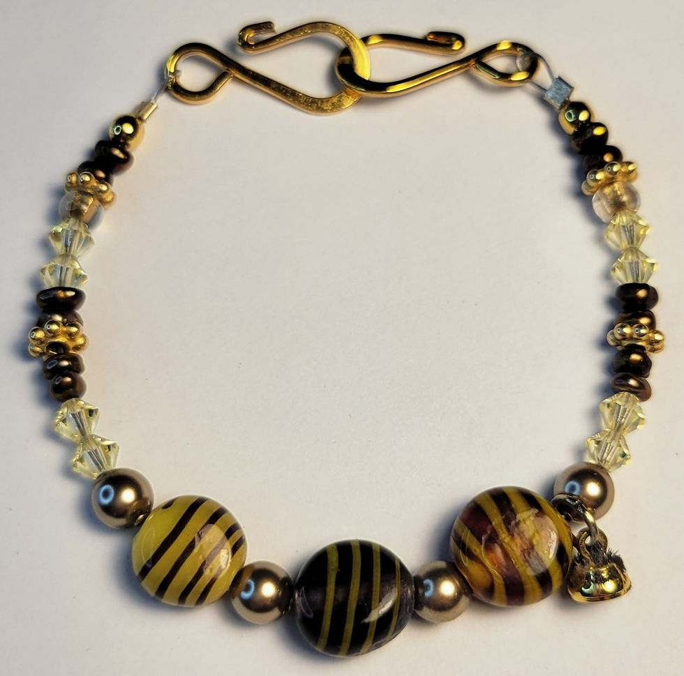 Thumbnail: Bongle - Gold Brown Tan Clear