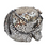 Thumbnail: Skull - Mosaic Mirror Silver Bow