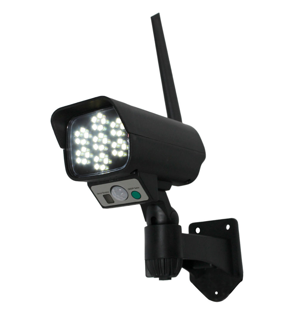 Lampara Led de Exteriores en Forma de Camara de Video