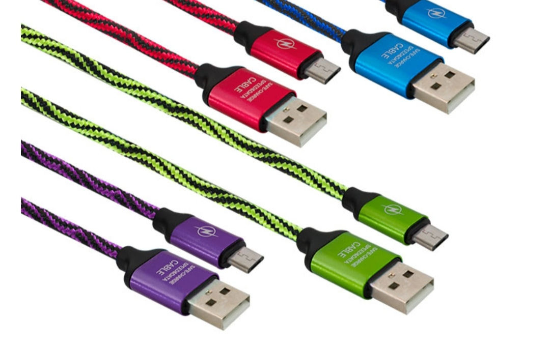 Cable v8 de tela 