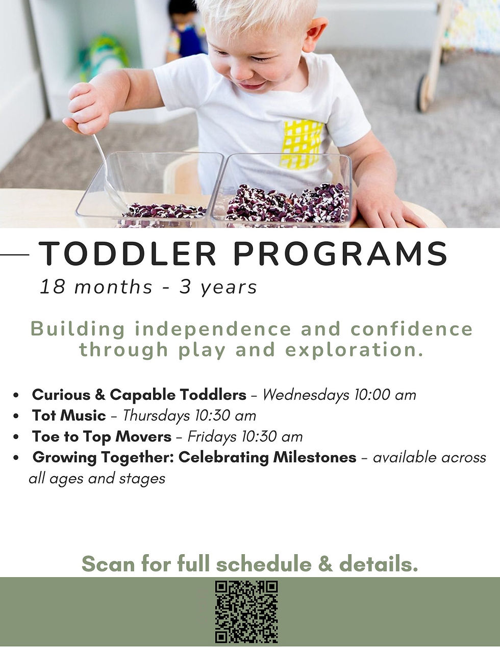 Toddler Programs