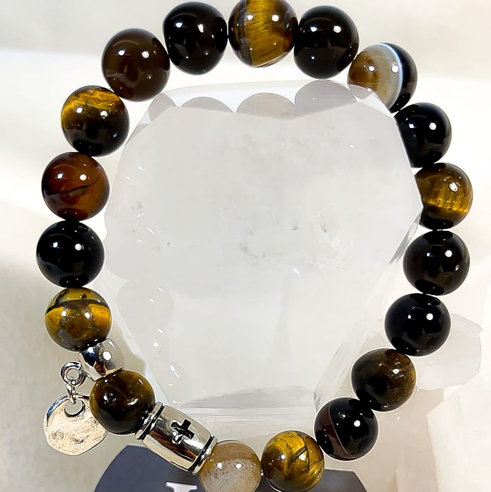 Pulseira Olho de Tigre Mesclado