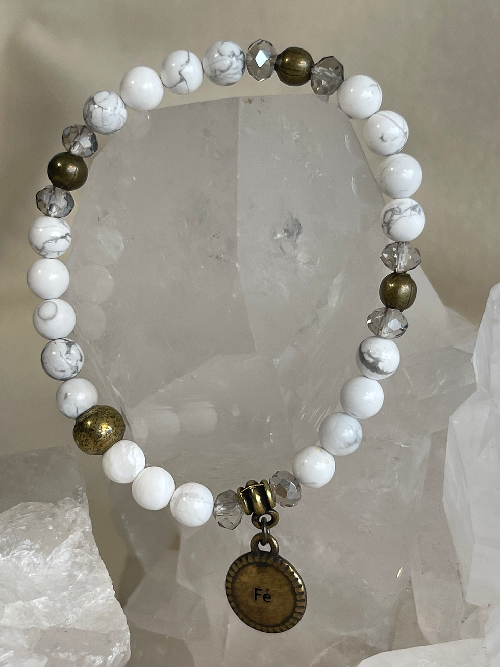 Pulseira Howlita Fé