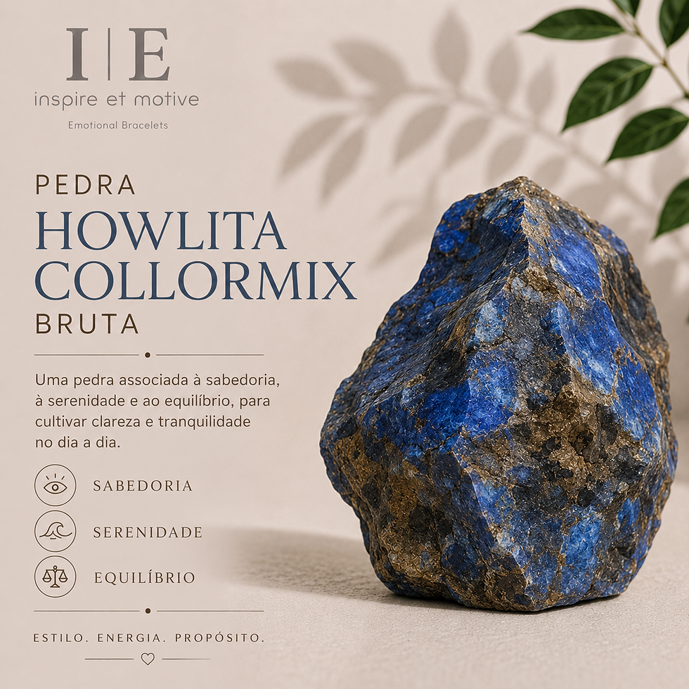 Miniatura: Pulseira Howlita Paz e Sabedoria