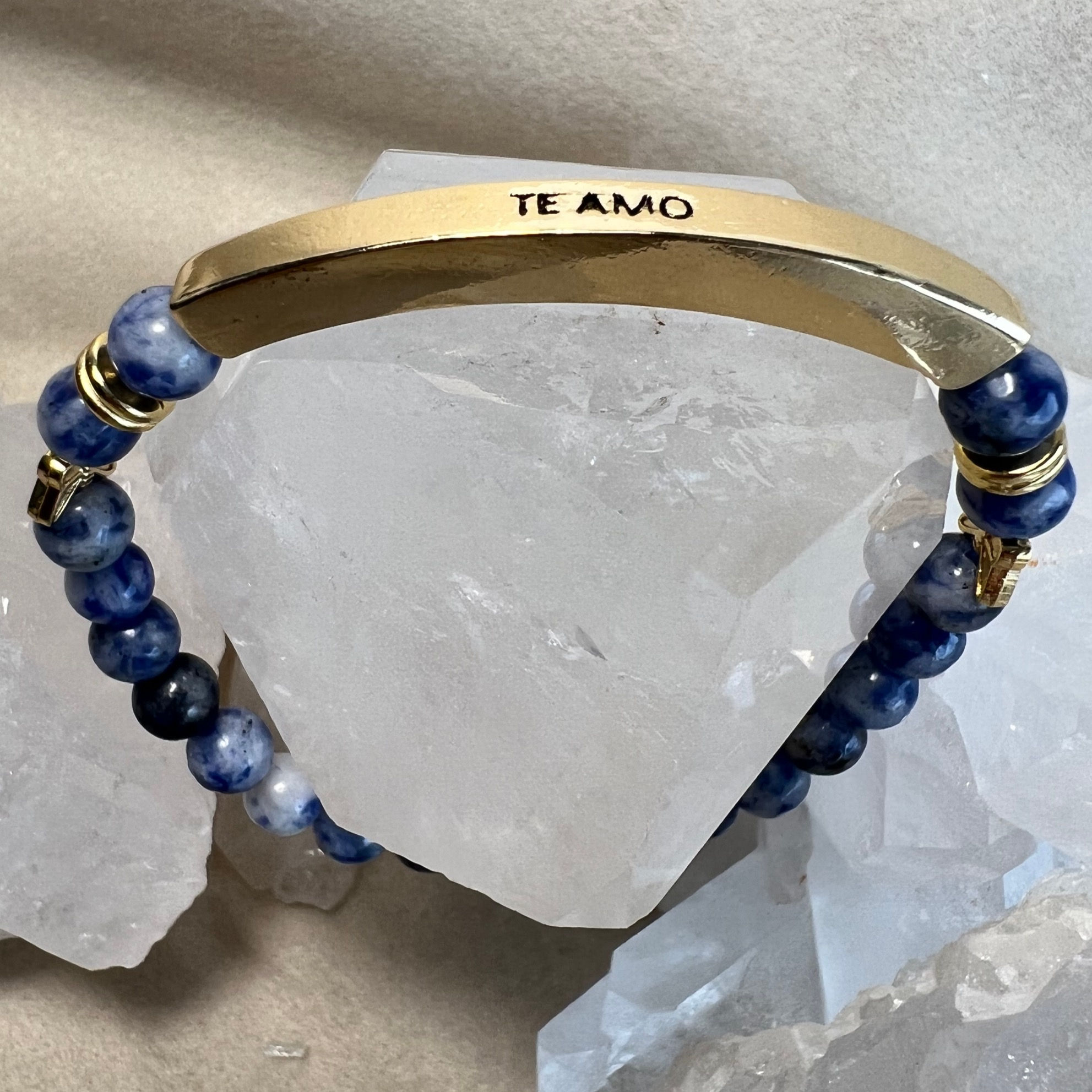 Pulseira Sodalita Te Amo