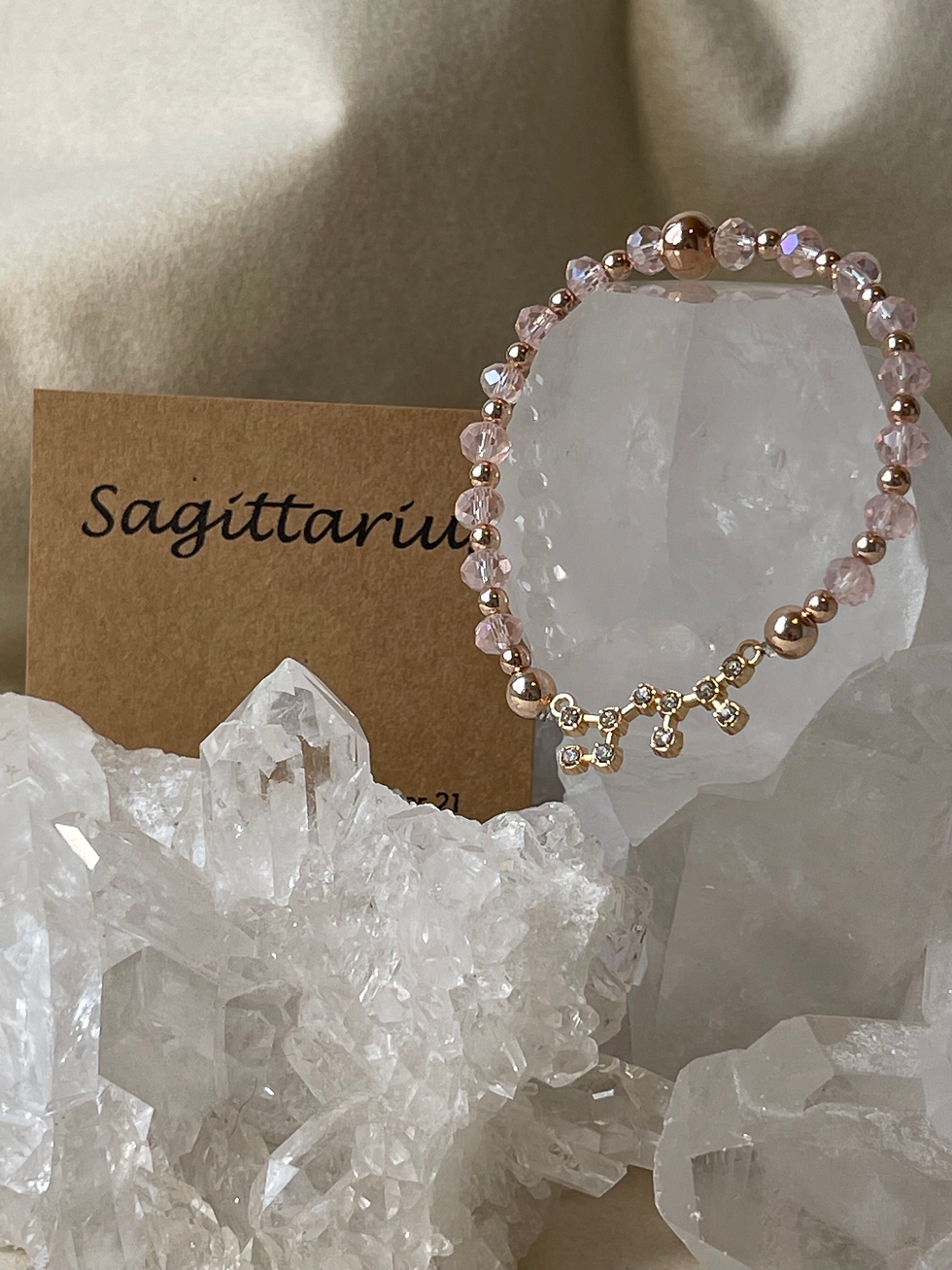Miniatura: Pulseira em Cristal Signo Sagitário