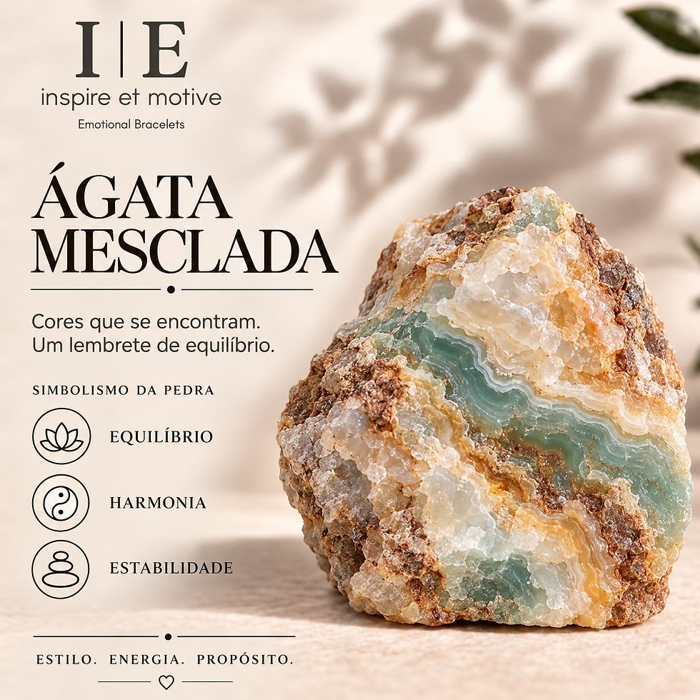 Miniatura: Pulseira Ágata Te Amo
