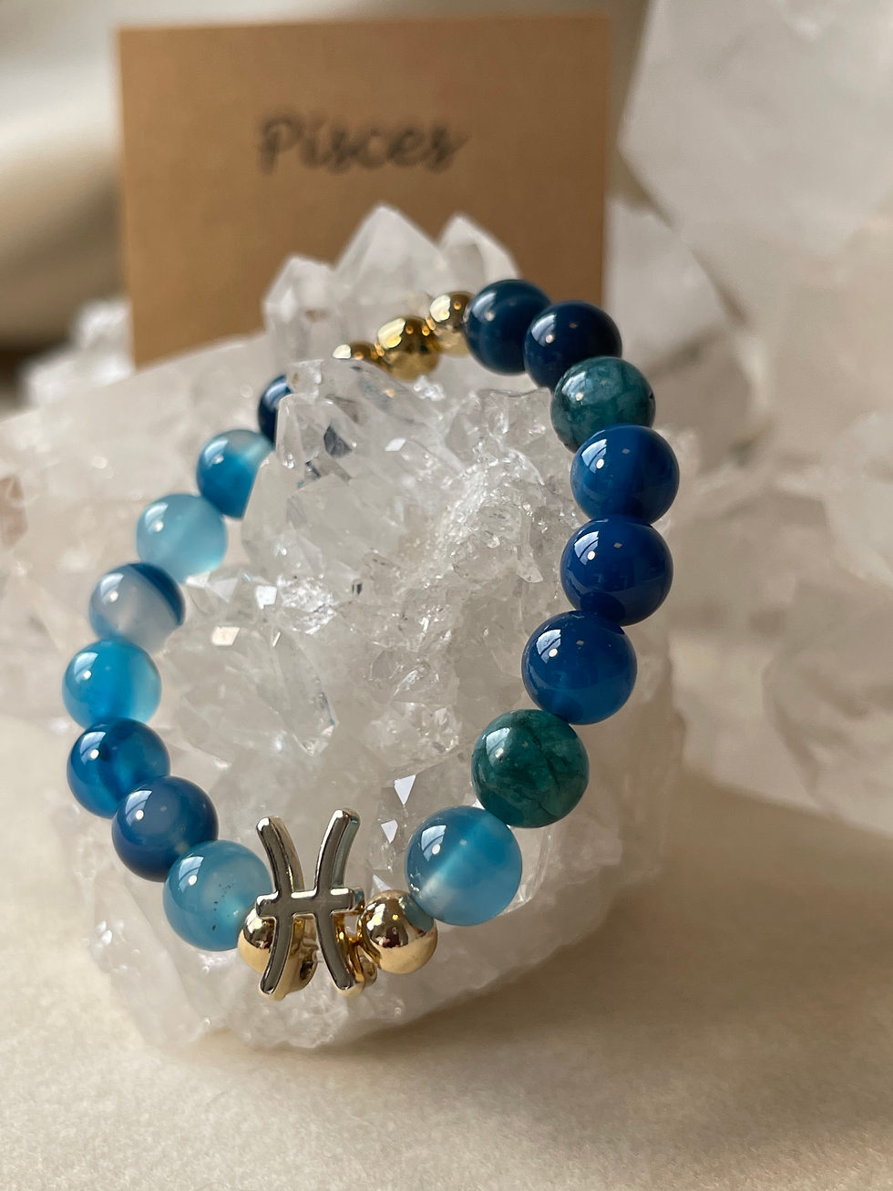 Miniatura: Pulseira Ágata Signo Peixes