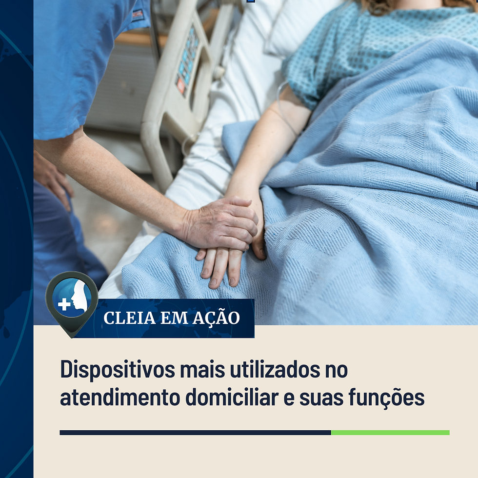 Dispositivos mais utilizados no atendimento domiciliar e suas funções