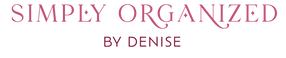 Simply Organized -by Denise Logo