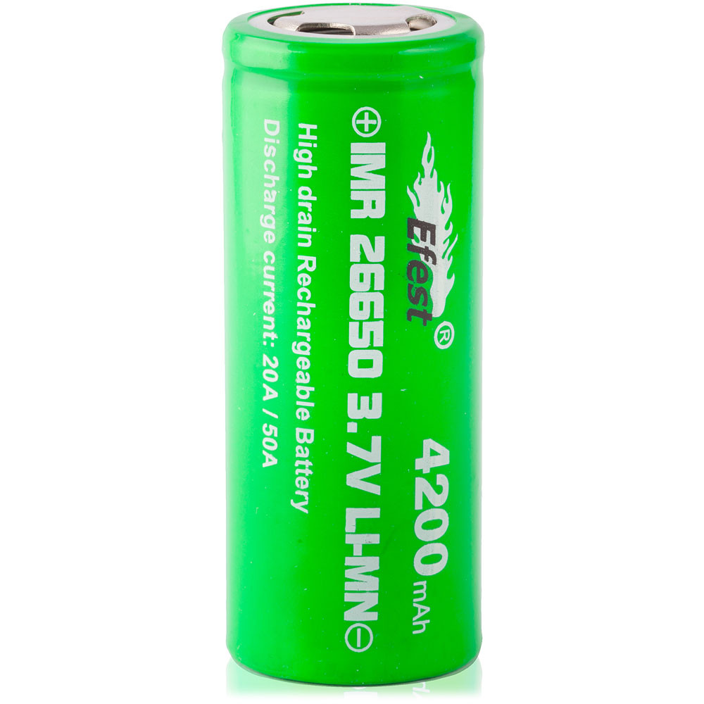 Green Efest 26650 4200 50amp