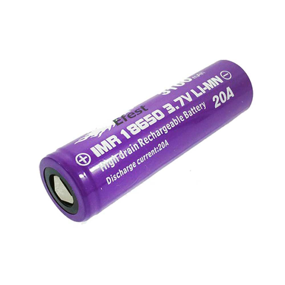 Purple Efest 18650 3100 20amp