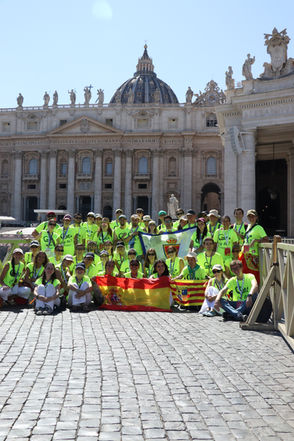 LOS JÓVENES EN EL JUBILEO DE ROMA