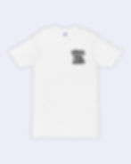 White t-shirt displaying "NATURAL BORN ARTIST" in black stylized text.