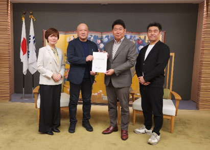 福田市長と市Pメンバー