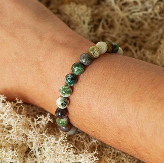 PROMO Bracelet d'Agate arbre en pierres naturelles